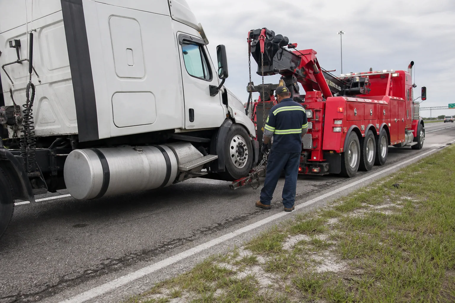 Equipment and capability used for heavy-duty towing in Clermont