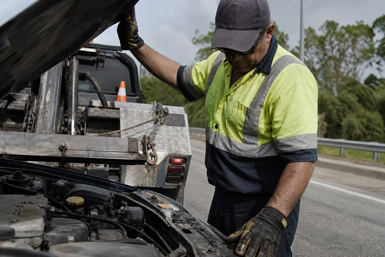 Careful equipment setup for damage-free overheating & radiator assistance