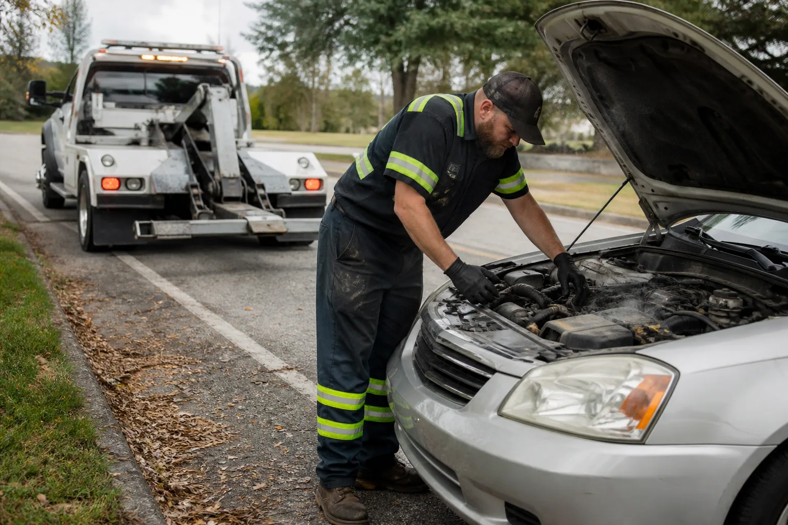 Equipment and capability used for overheating & radiator assistance in Clermont